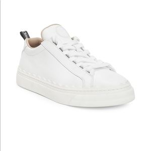 Chloe Lauren Leather Sneakers